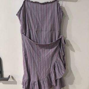 Forever 21 Blue and Pink wrap dress